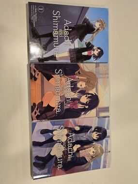 Adachi and Shimamura Manga Volumes 1-3